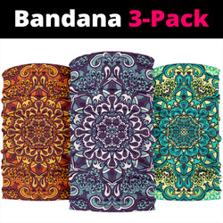 Diseño Mandala 3 de This is iT Paquete de 3 bandanas originales