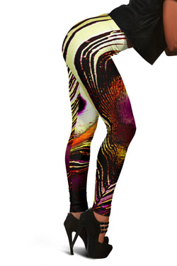 Modelos de aves: Pretty Peacocks 04-02 Leggings