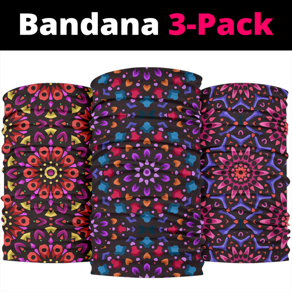 Diseño Mandala 4 de This is iT Paquete de 3 bandanas originales