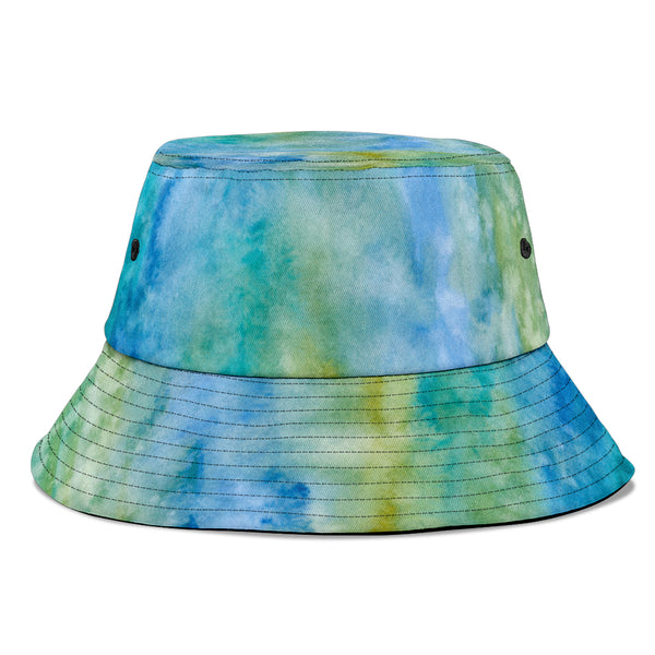 Bucket Hat Blue Watercolor Pastel