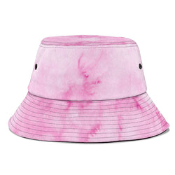 Bucket Hat Pink Pastel Watercolor