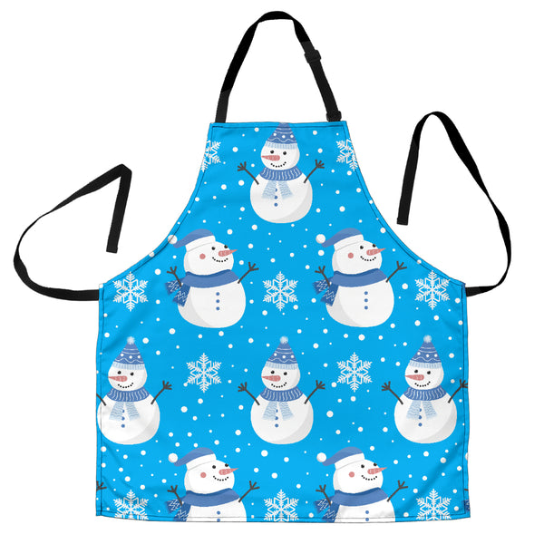 Christmas Perfect Blue Good Vibes Only Men's Apron