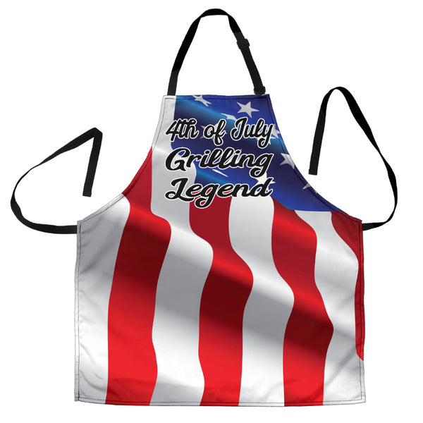 4th July Grilling Womens Apron