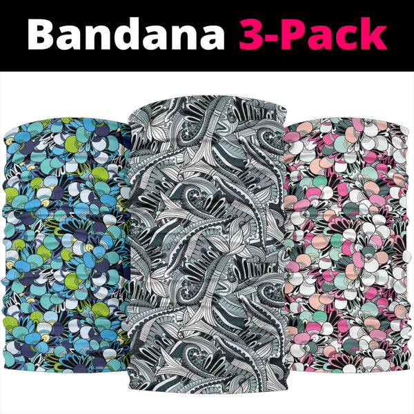Funky Patterns Set 2 - Bandana 3 Pack