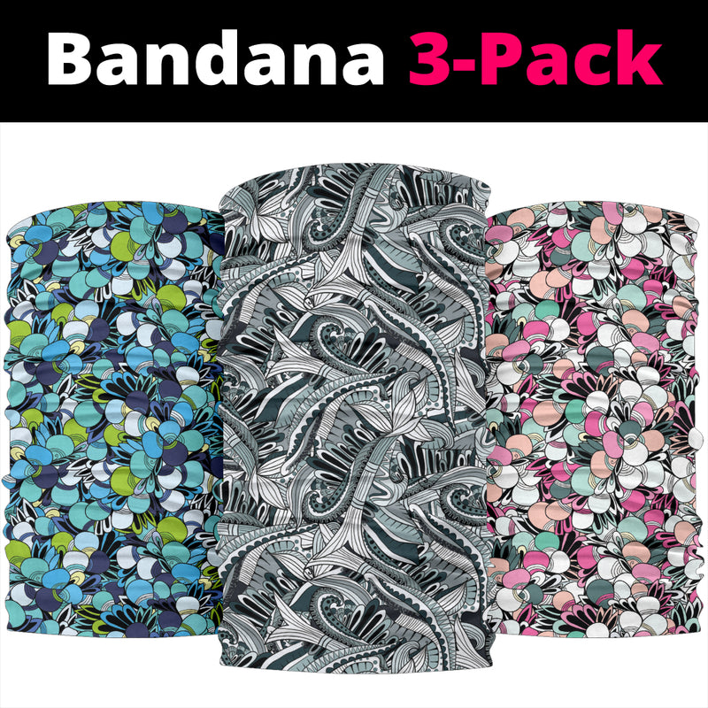 Funky Patterns Set 2 - Paquete de 3 bandanas