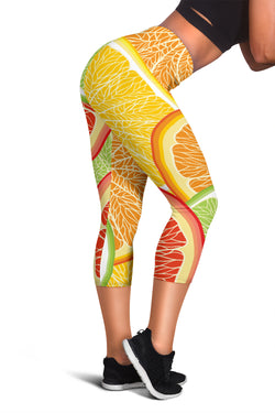 Citrus Slice Women's Capris