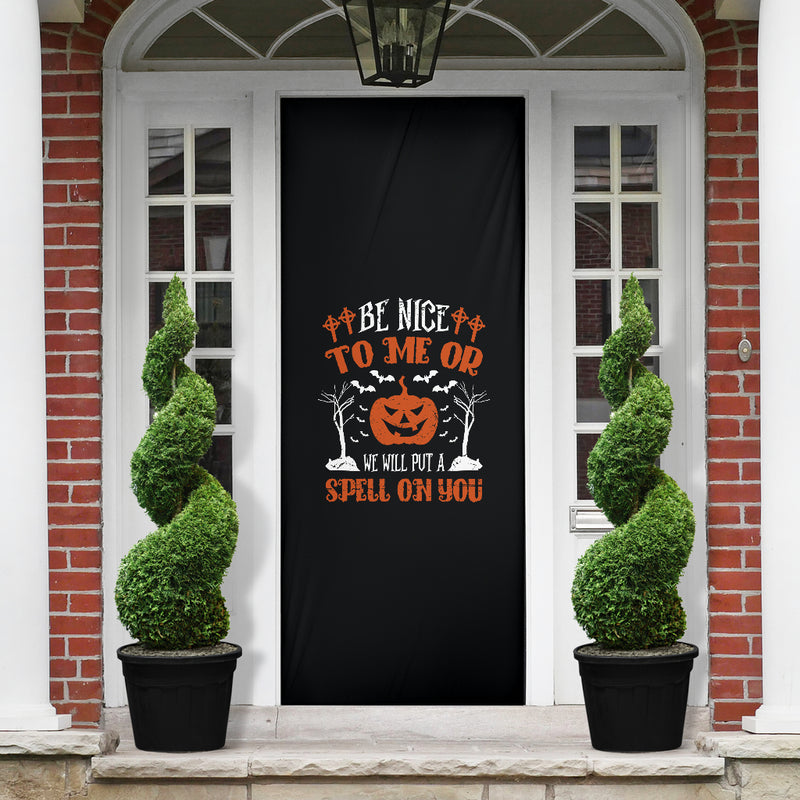 Be Nice To Me - Halloween Door Sock