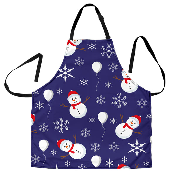 Christmas Blue Good Vibes Only Women's Apron